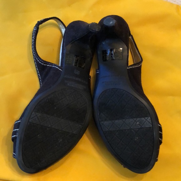 💥Predictions faux suede fabric upper, open toe, stretch back strap sandals - Picture 5 of 13